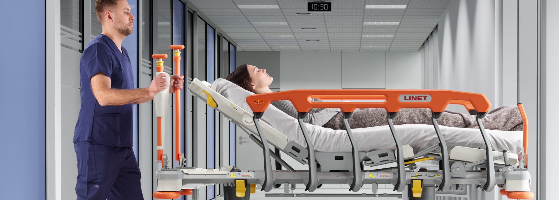 The new sprint 200 - Safety proven in millions of hospital beds, transferred to a stretcher