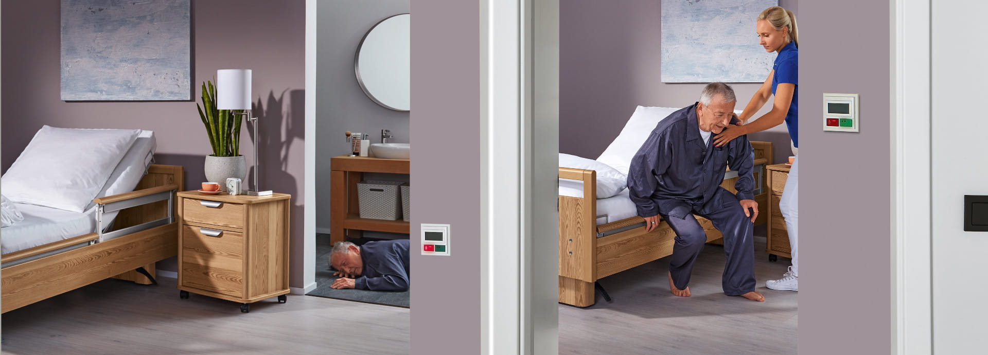 Sustainable fall prevention for utmost safety. This is what the SafeSense® bed exit assistance system of wissner-bosserhoff stands for.