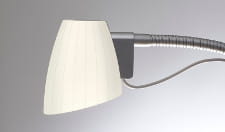 Luz LED de lectura lymera (con y sin fuente de alimentación) Tela de lámpara transparente