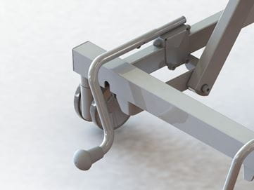 Head end wall spacer long