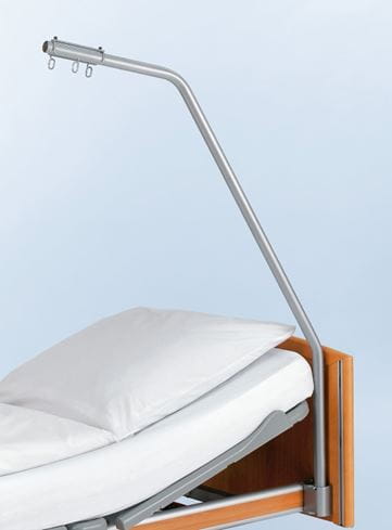 IV holder on lifting pole - 3 hooks