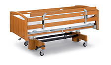 Side rail extension for beds with continuous side rails