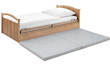 Colchoneta de amortiguación de caídas óptima para camas «sentida»