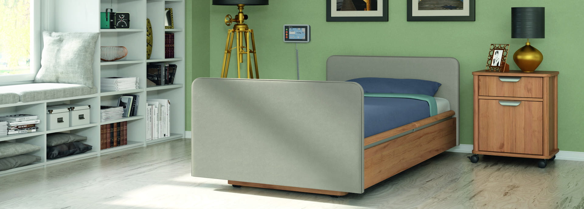 Digitalization and the nursing crisis are the much-discussed buzzwords - the sentida 7-i nursing bed is the answer. 