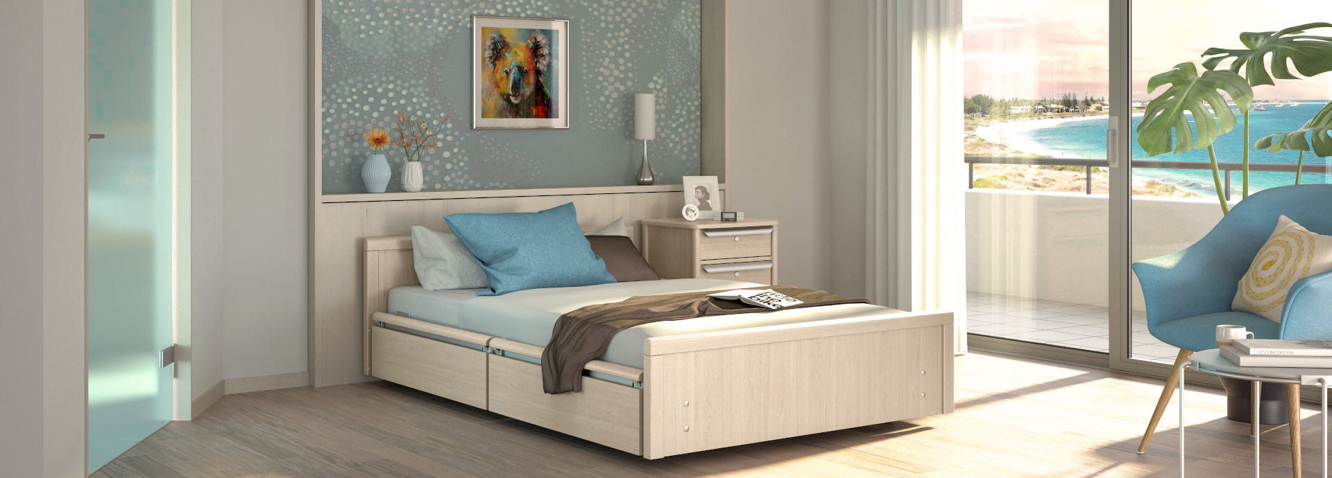 The sentida sc-xxl nursing bed is thoughtfully designed to streamline care processes and align with bariatric care concepts,