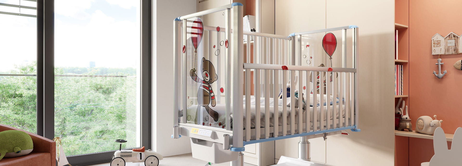 tom 2 - The fully electrically adjustable toddler bed